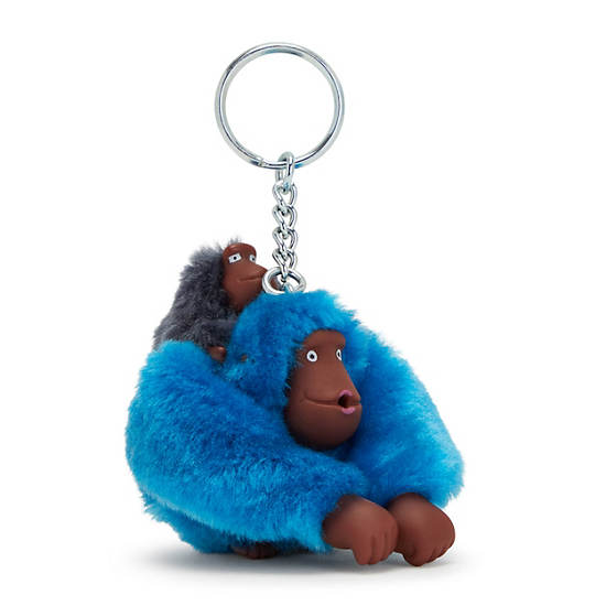Accessoires Kipling Mom And Baby Sven Monkey Keychain Bleu Marine | FR 1267TC